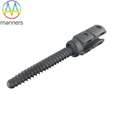 Spinale Pedikelschraube mit Doppelgewinde