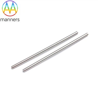 Edelstahlrohr mit geschlossenem flachen Ende